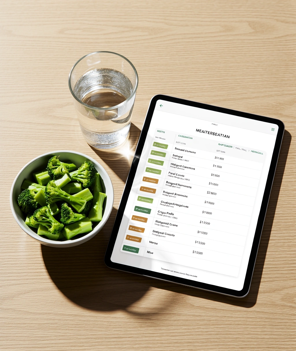 Entorno de planificación nutricional